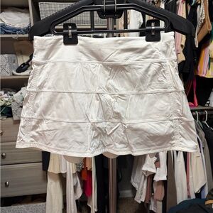 lululemon athletica White Mini Skort